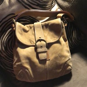 Used coach suede purse